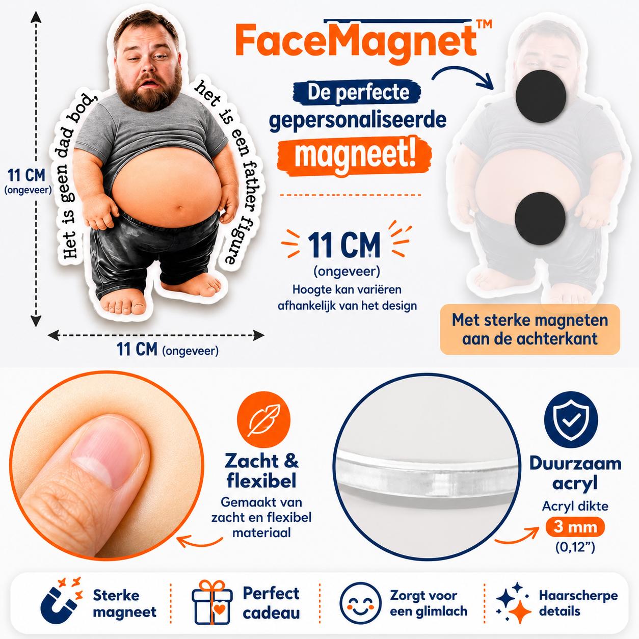FaceMagnet™ | Jouw Gezicht Op De Koelkast