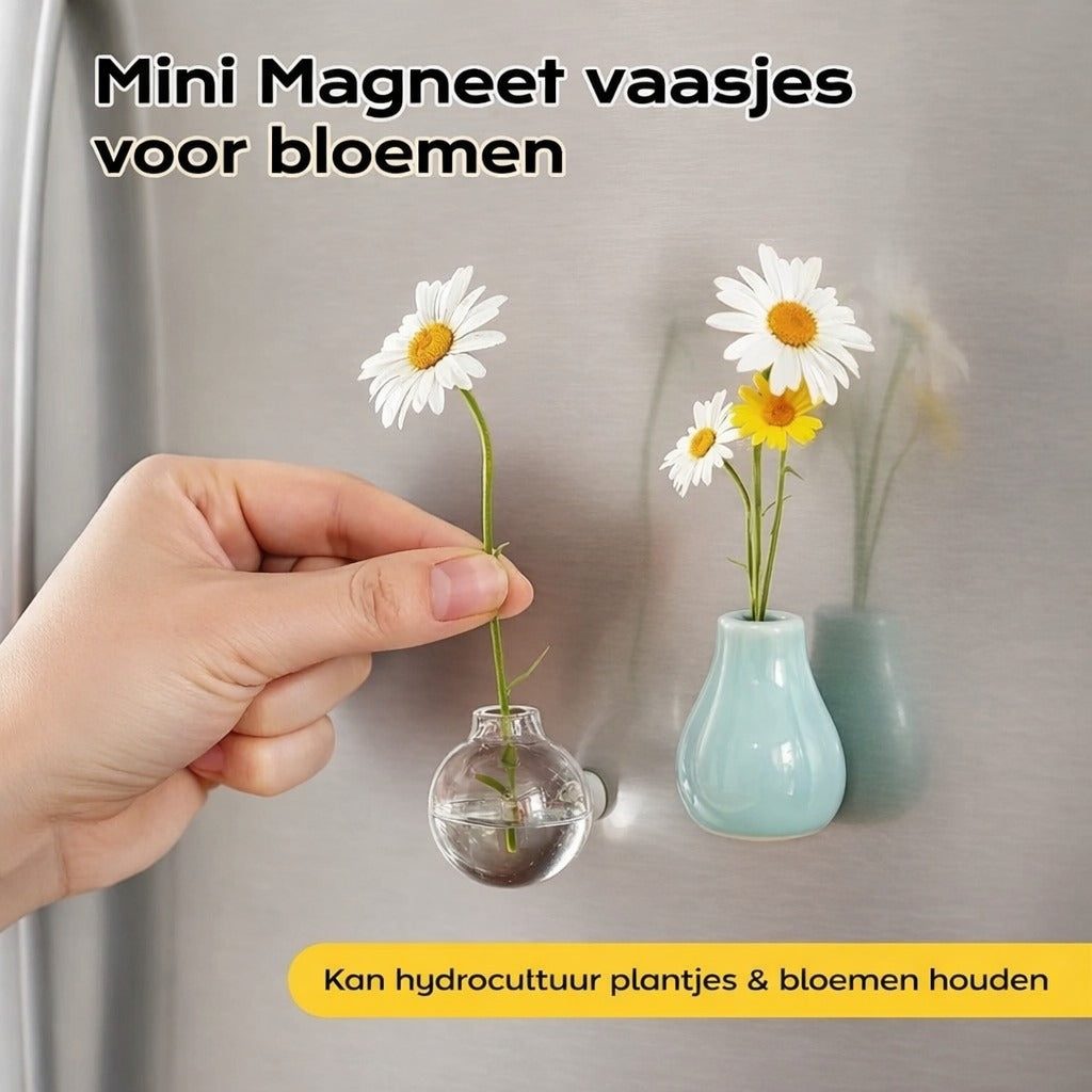 MiniMag Vase I Compacte keramische vaas met magneet