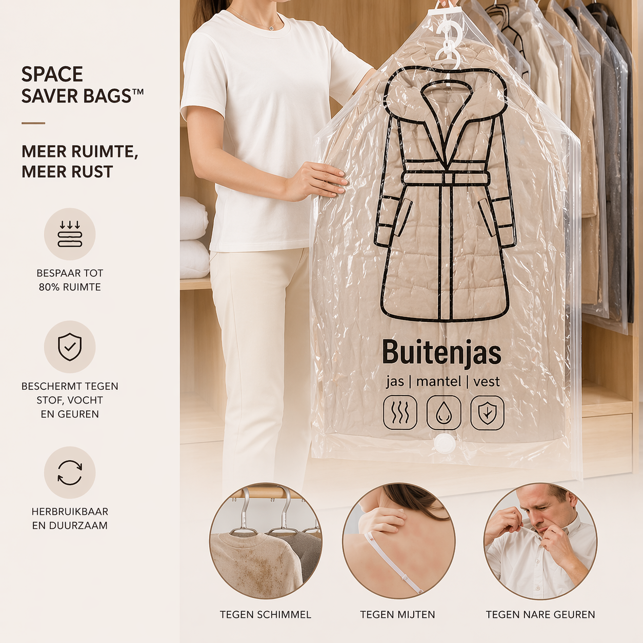 SpaceSaver Bags™ I Creëer direct extra ruimte zonder moeite