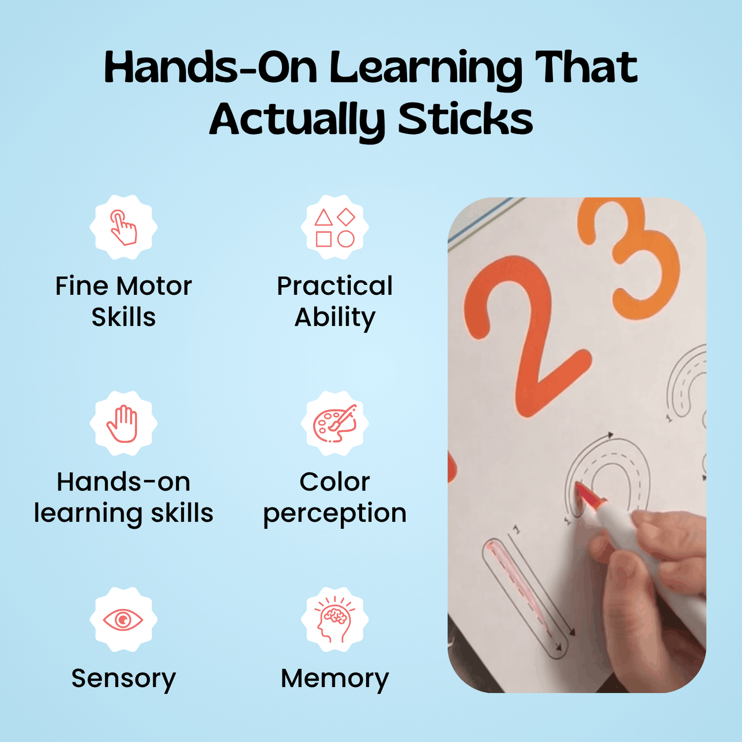 TibaToes™ Montessori Preschool Busy Book