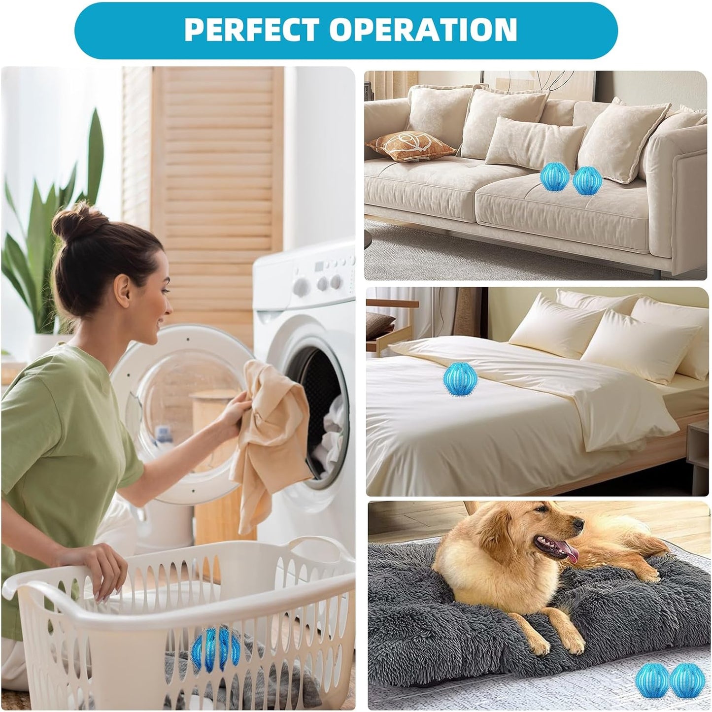 FurFree Wash Balls™ I Verwijdert dierenharen tijdens het wassen (2 stuks)