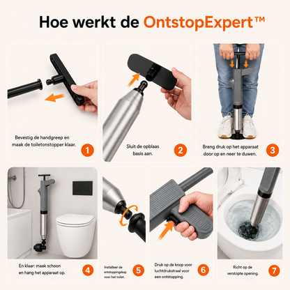 OntstopExpert™ | Verwijdert hardnekkige verstoppingen binnen enkele seconden