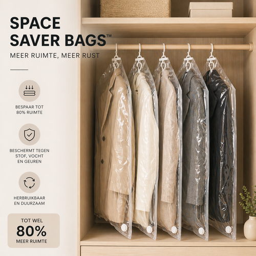 SpaceSaver Bags™ I Creëer direct extra ruimte zonder moeite