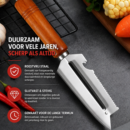 SliceMaster™ | Schillen, snijden en bereiden in één beweging
