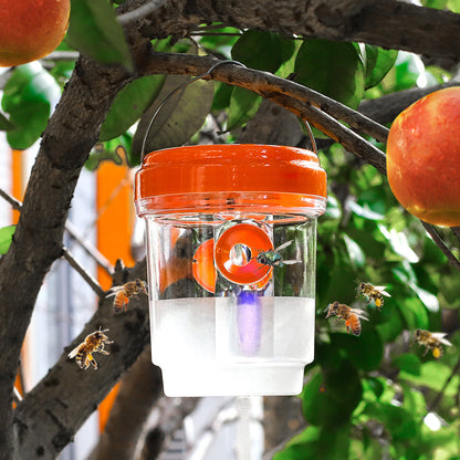 🐝☀️ Trampa solar para avispas para patios y jardines 🔋🌿 – Altamente eficiente, recargable, resistente a la intemperie, cubre hasta 500 metros cuadrados.