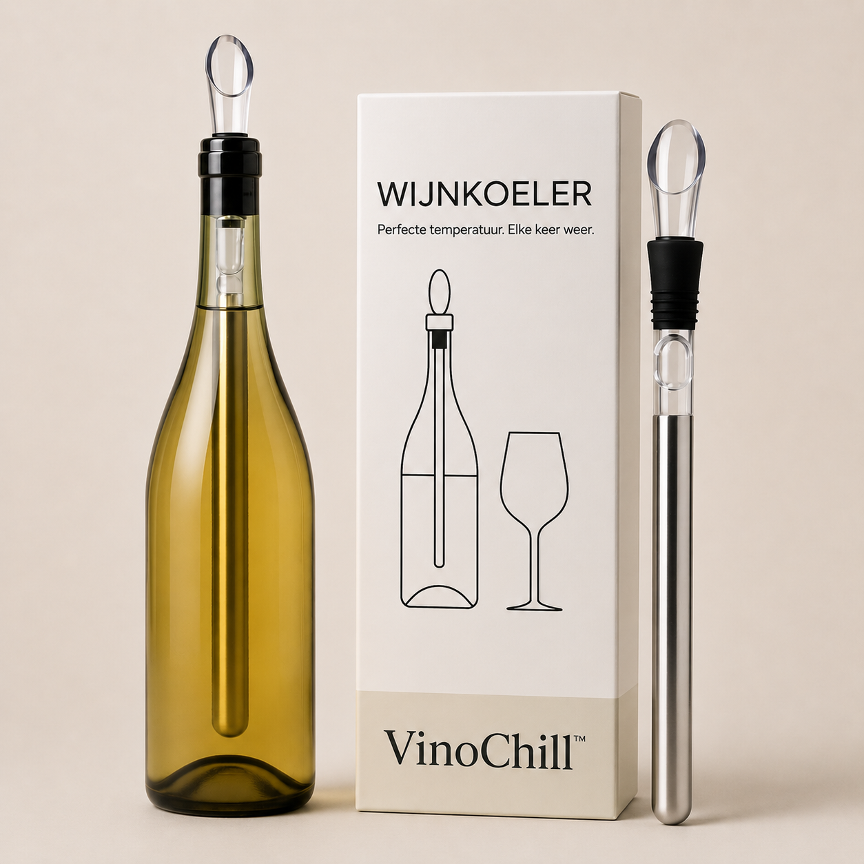 VinoChill™ | Houdt Elke Slok Heerlijk Koud