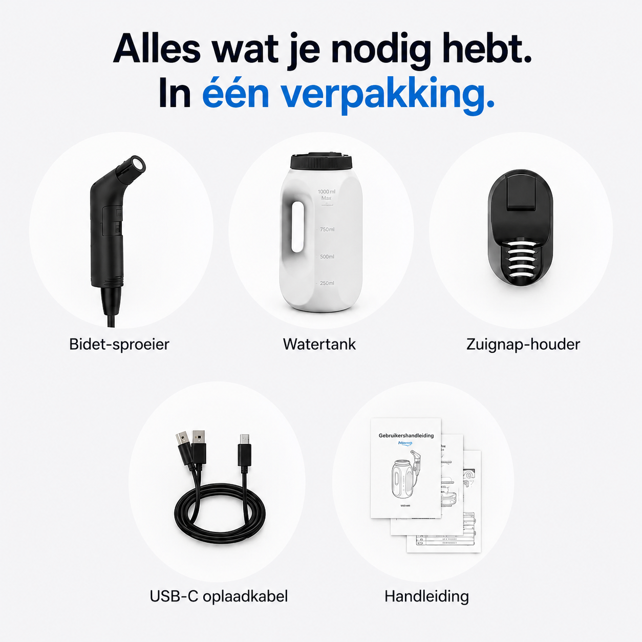 Draagbare Bidet - Frisheid Zonder Installatie