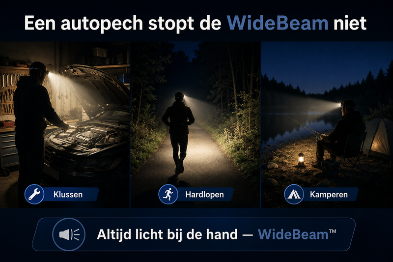 Een autopech stopt de WideBeam niet
