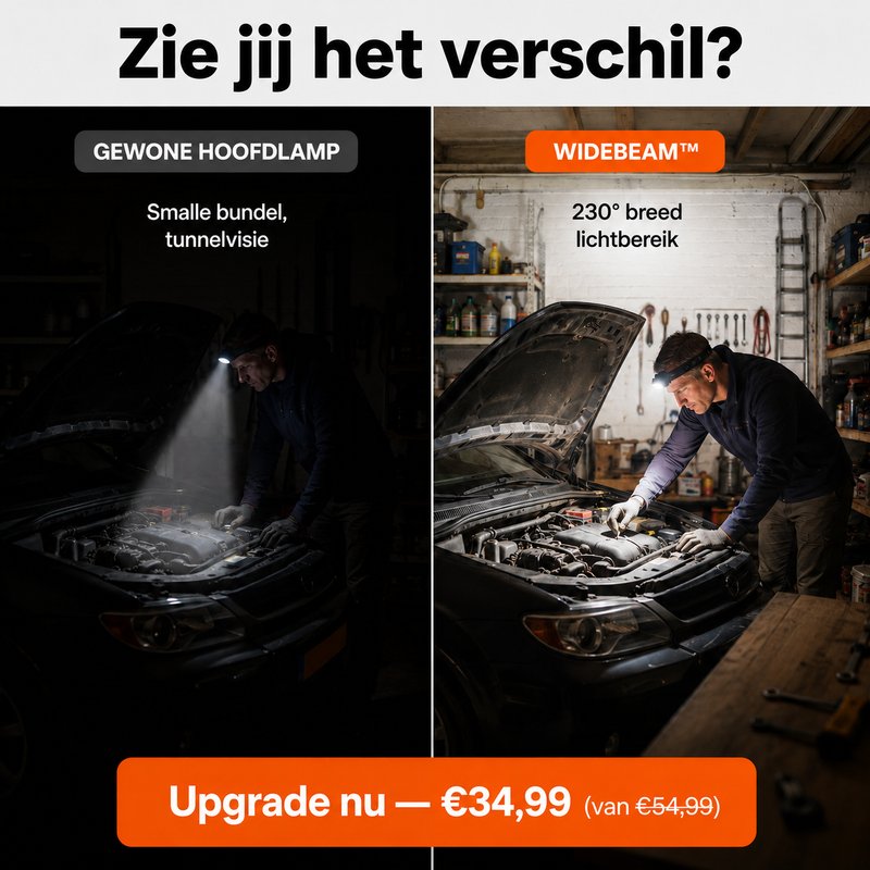 Stop met worstelen met je oude hoofdlamp