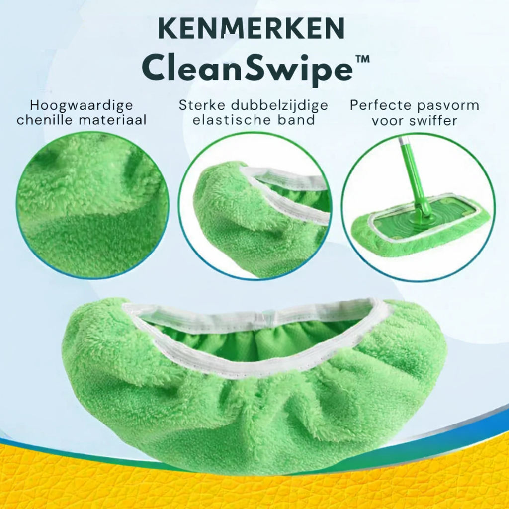 CleanSwipe Mop™ | Herbruikbaar microvezel schoon zonder wegwerpdoekjes