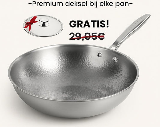 CleanCook Pan™ | Gezond & veilig koken met titanium antiaanbak