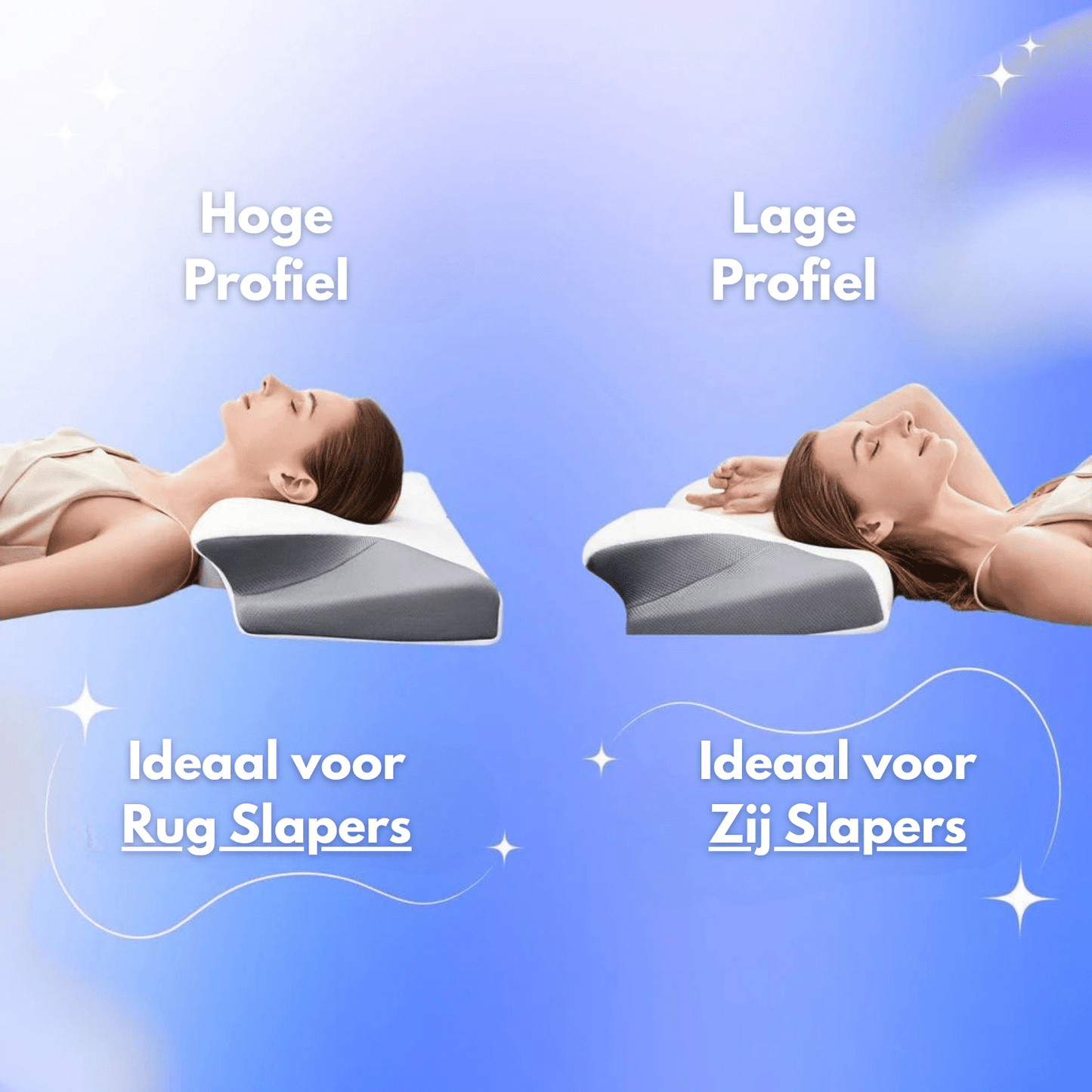 DeepRest™ Nekkussen | Ergonomische memory foam ondersteuning voor pijnvrije nachten