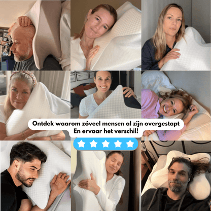 DeepRest™ Nekkussen | Ergonomische memory foam ondersteuning voor pijnvrije nachten