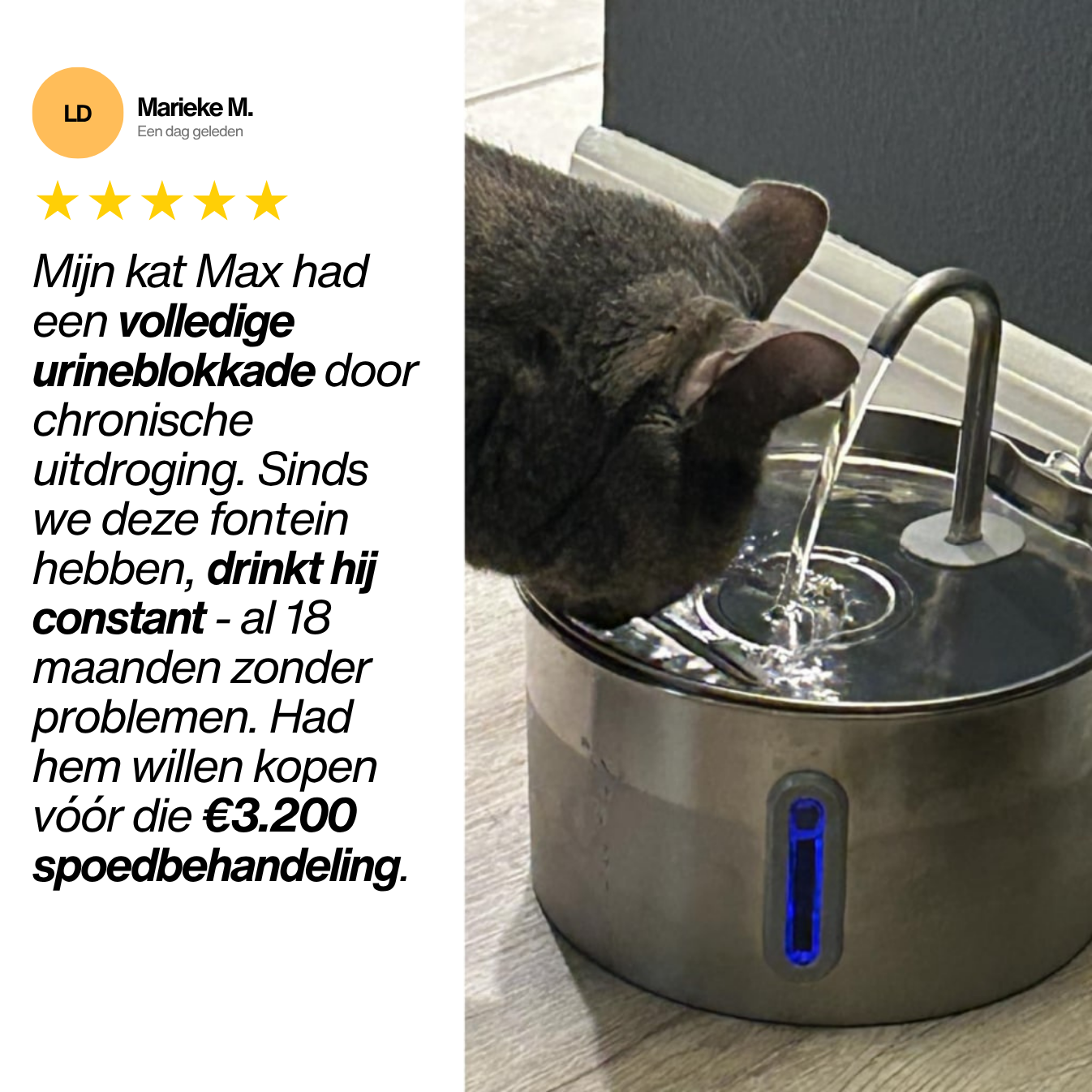 VitaFlow™ | Stimuleert drinken met schoon, gefilterd water