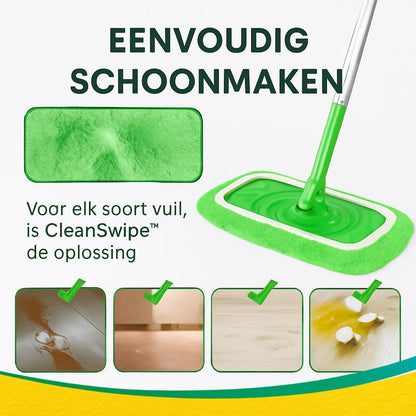 CleanSwipe Mop™ | Herbruikbaar microvezel schoon zonder wegwerpdoekjes
