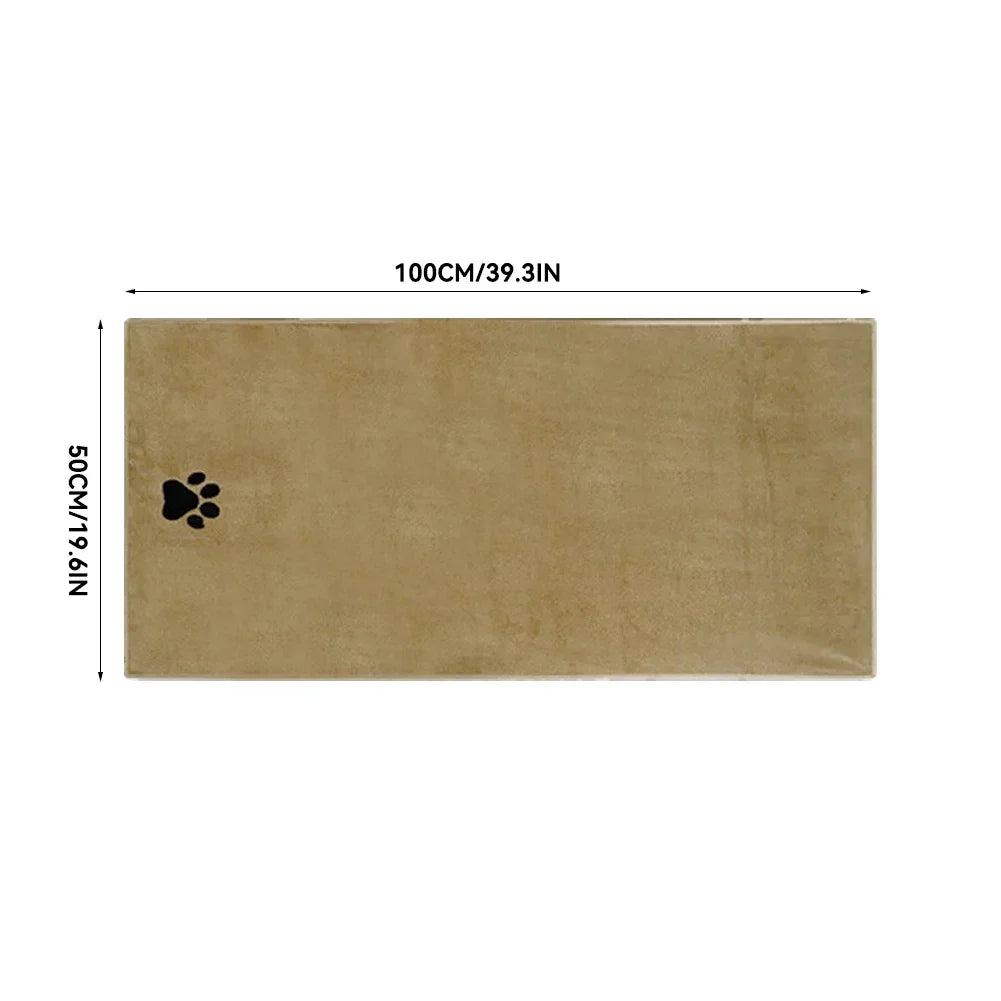 3 Maatopties Microvezel Huisdierbadhanddoek Geborduurd Superzacht Absorberend Katten- en Hondenverzorgingsartikelen