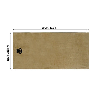 3 Maatopties Microvezel Huisdierbadhanddoek Geborduurd Superzacht Absorberend Katten- en Hondenverzorgingsartikelen