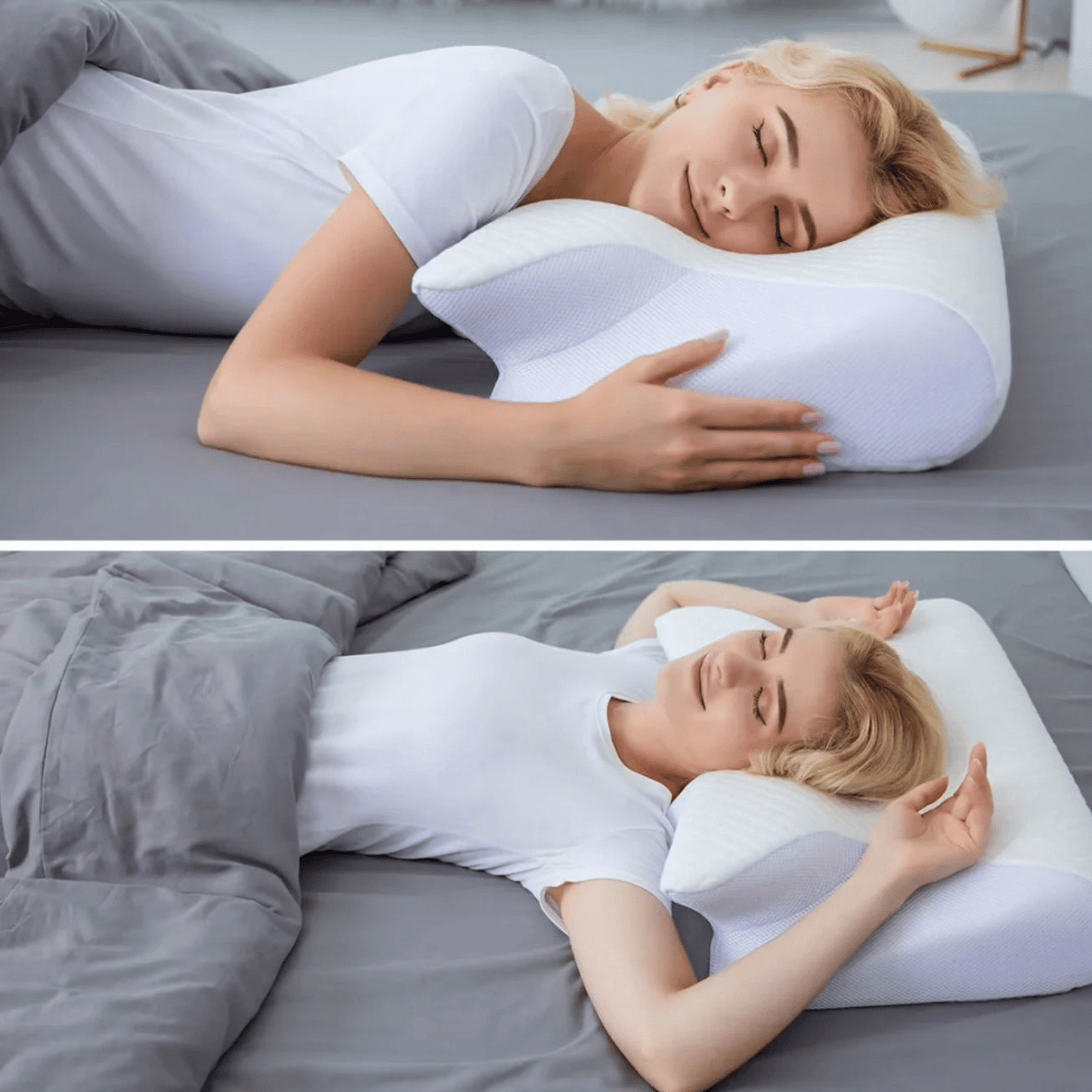 DeepRest™ Nekkussen | Ergonomische memory foam ondersteuning voor pijnvrije nachten