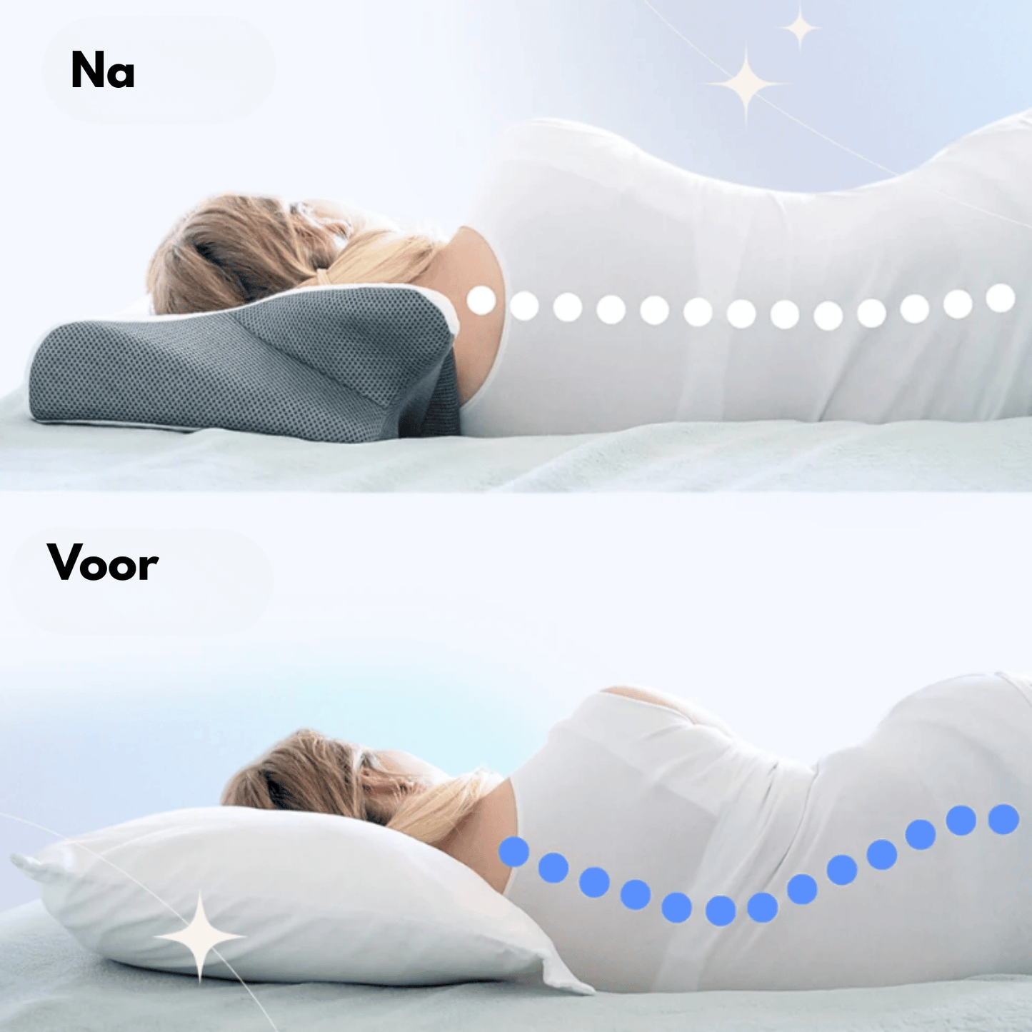 DeepRest™ Nekkussen | Ergonomische memory foam ondersteuning voor pijnvrije nachten
