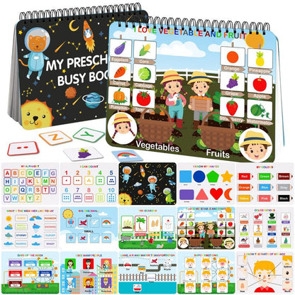 TibaToes™ Montessori Preschool Busy Book