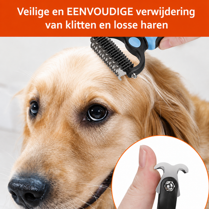 FurEase™ | Verwijdert klitten en losse haren moeiteloos