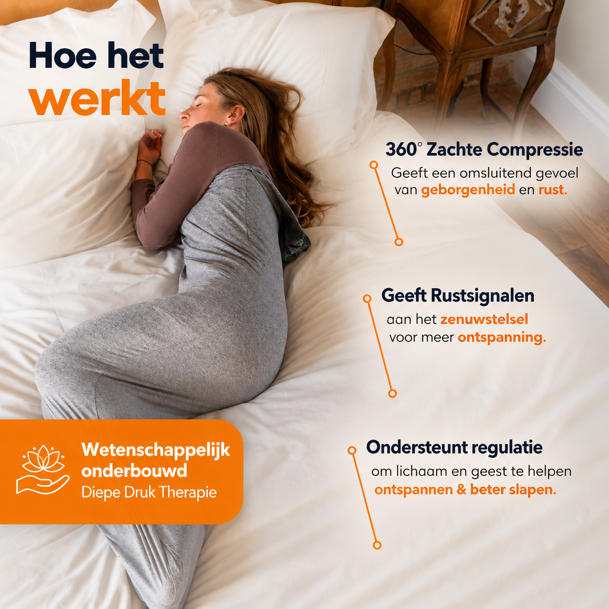 SleepCocoon™ | Voel je veilig en ontspannen tijdens het slapen