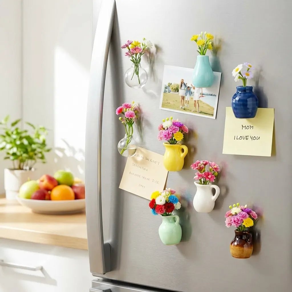 MiniMag Vase I Compacte keramische vaas met magneet