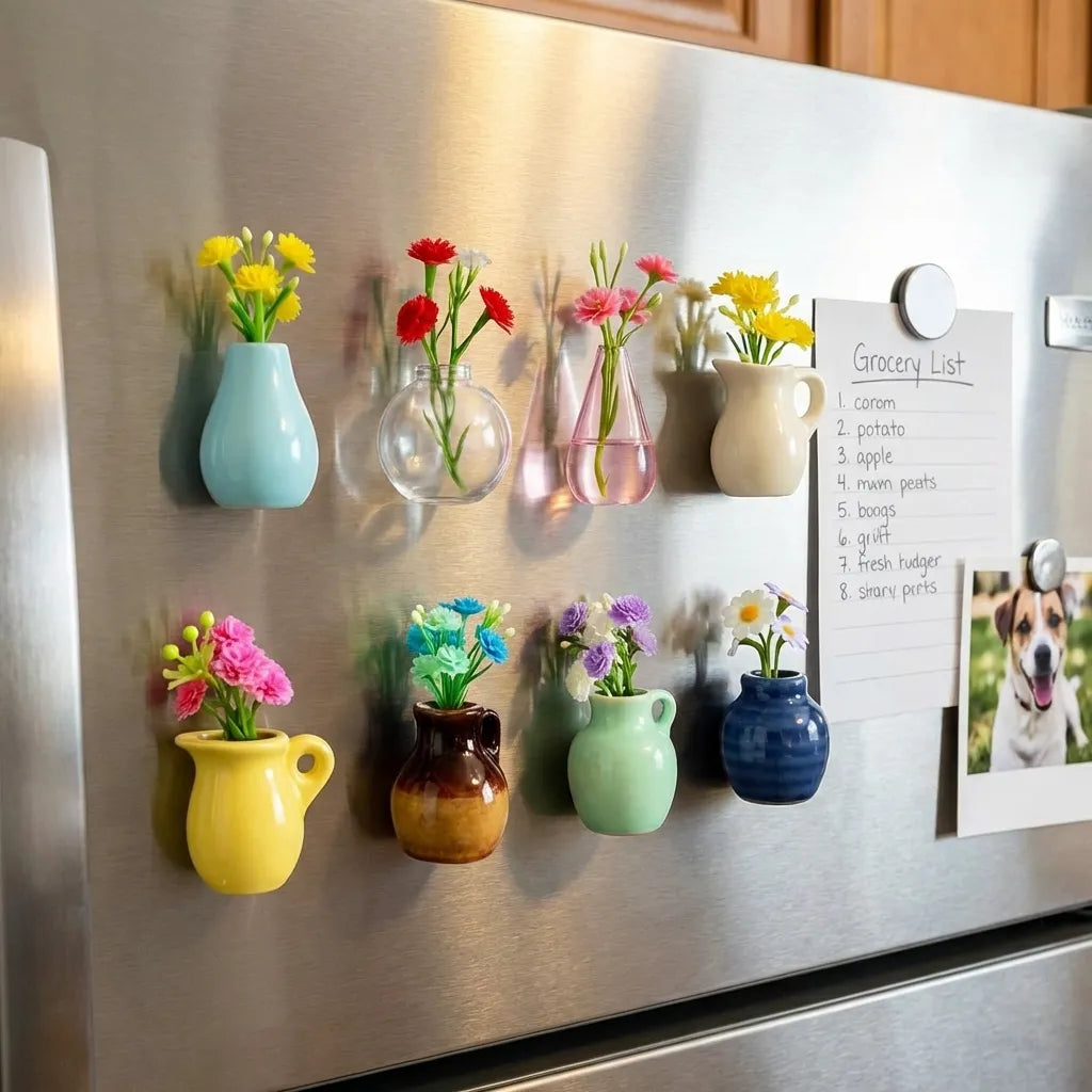 MiniMag Vase I Compacte keramische vaas met magneet