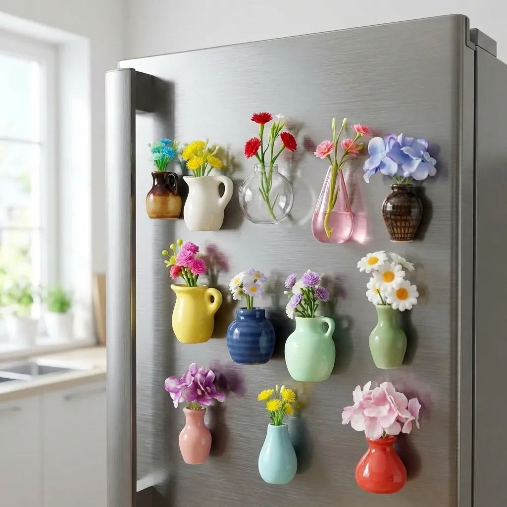 MiniMag Vase I Compacte keramische vaas met magneet