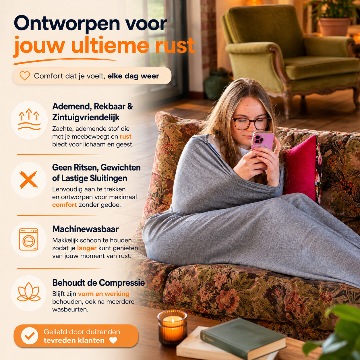 SleepCocoon™ | Voel je veilig en ontspannen tijdens het slapen