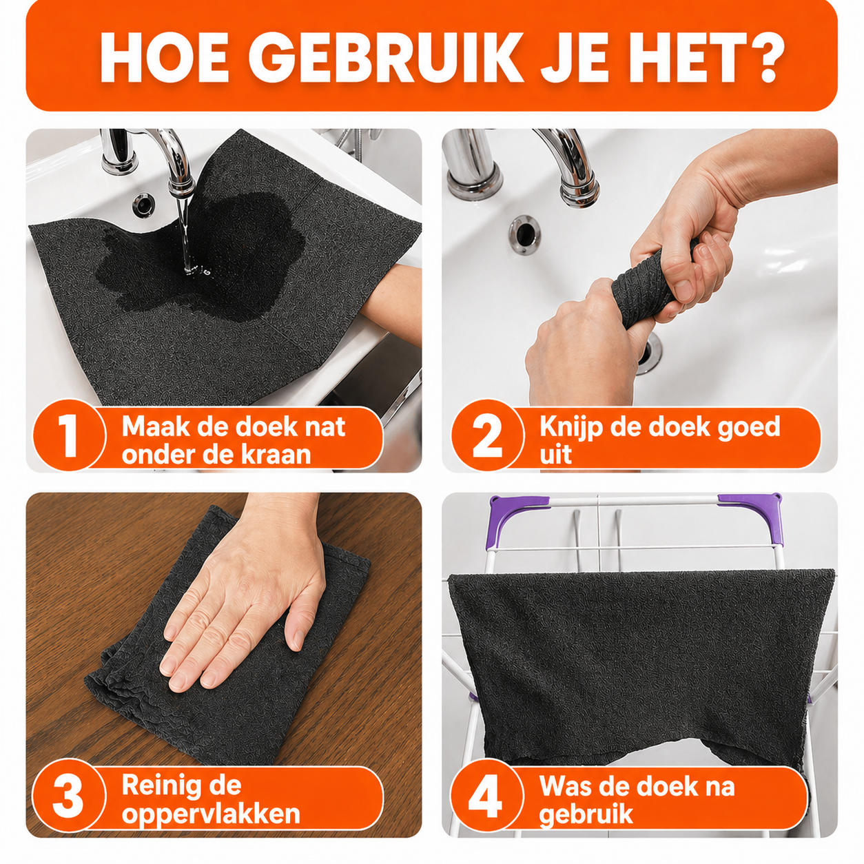 PureFinish Cloth™ I Streeploos schoonmaken zonder moeite