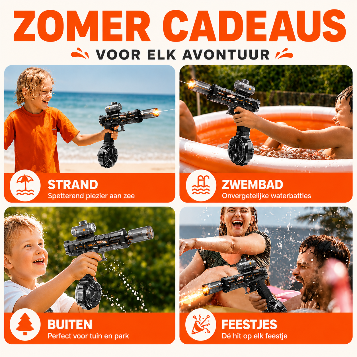 SplashForce™ I Het Coolste Waterpistool Van Deze Zomer.