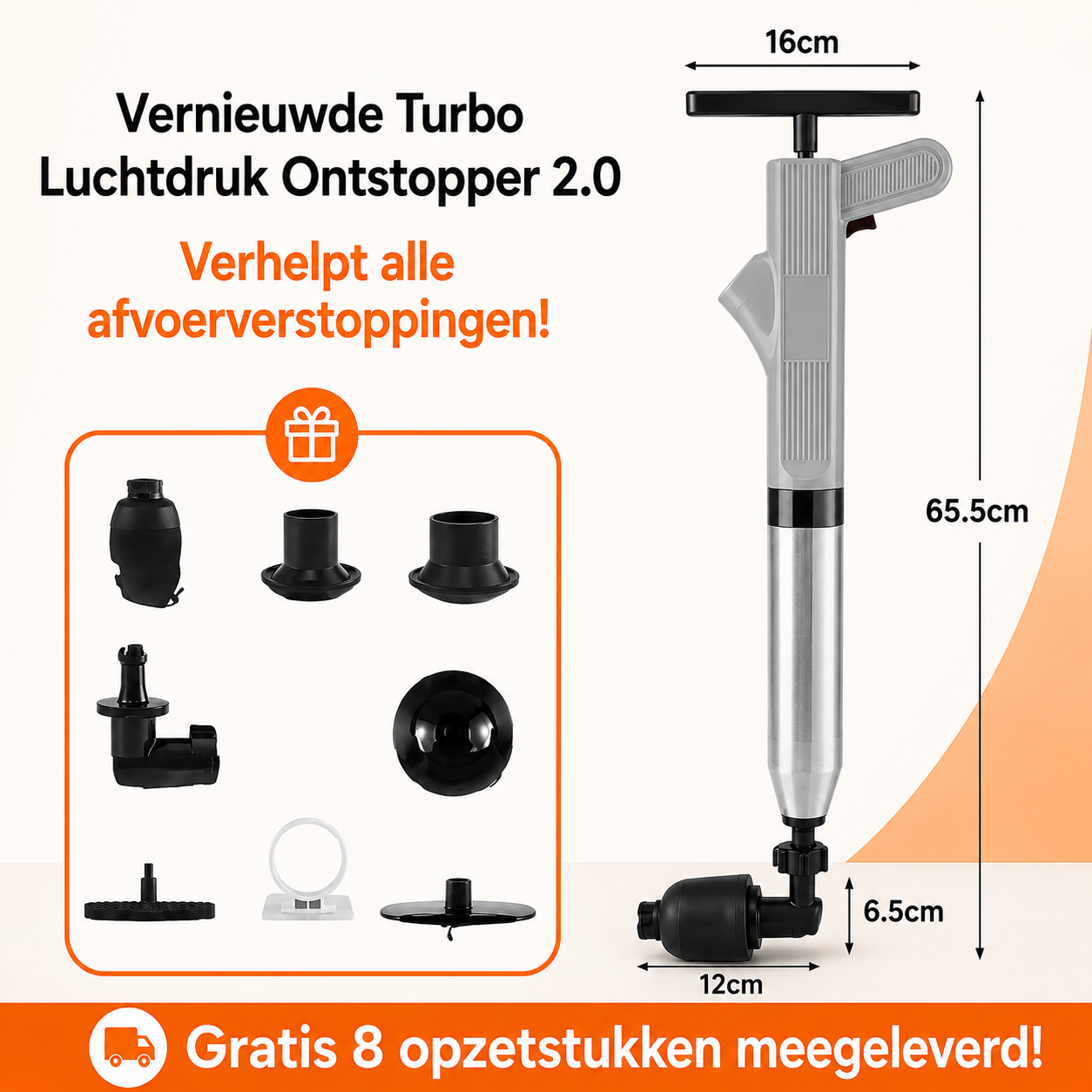 OntstopExpert™ | Verwijdert hardnekkige verstoppingen binnen enkele seconden