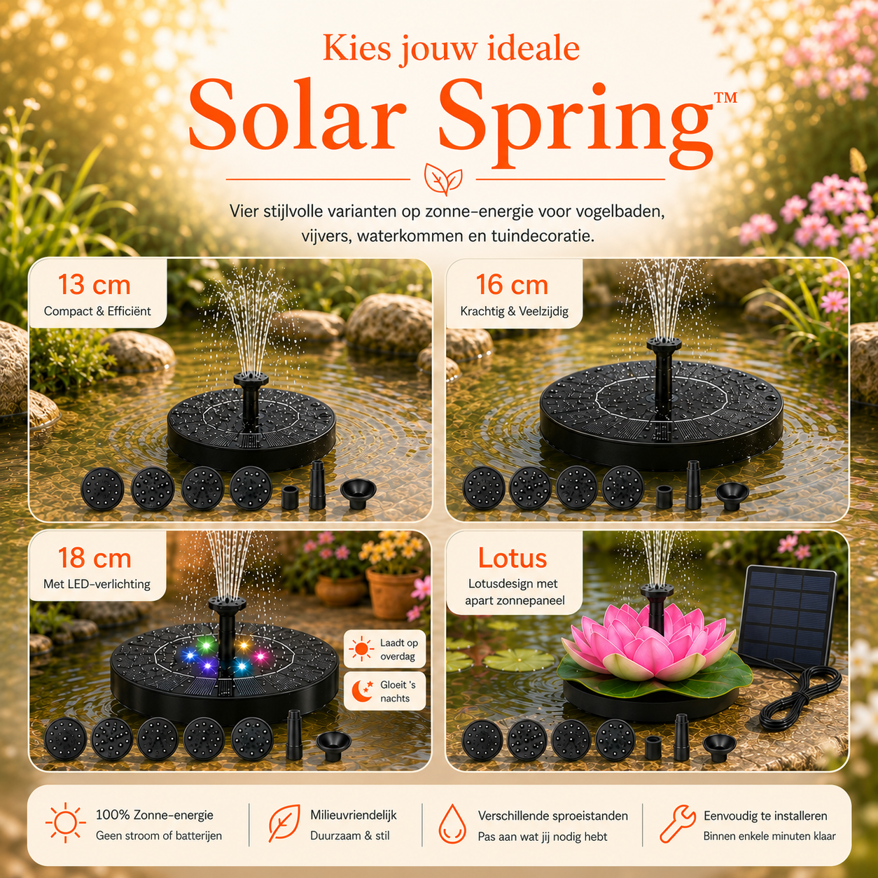 SolarSpring™ | Brengt elke vijver tot leven