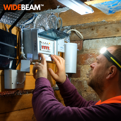 WideBeam™ | LED Hoofdlamp Zonder Tunnelvisie