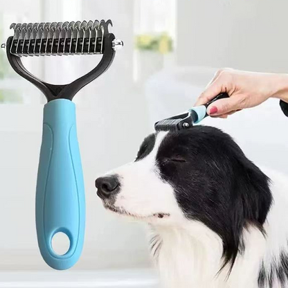 ⏰LAST DAY SALE: Only £6.99🔥Dual-Sided Pet Grooming Comb for Dogs & Cats