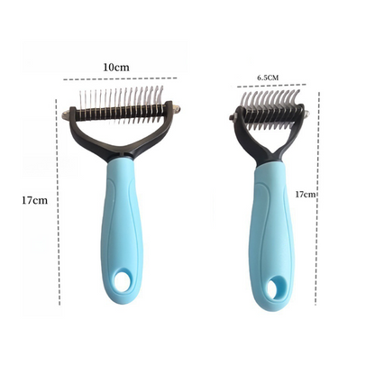 ⏰LAST DAY SALE: Only £6.99🔥Dual-Sided Pet Grooming Comb for Dogs & Cats