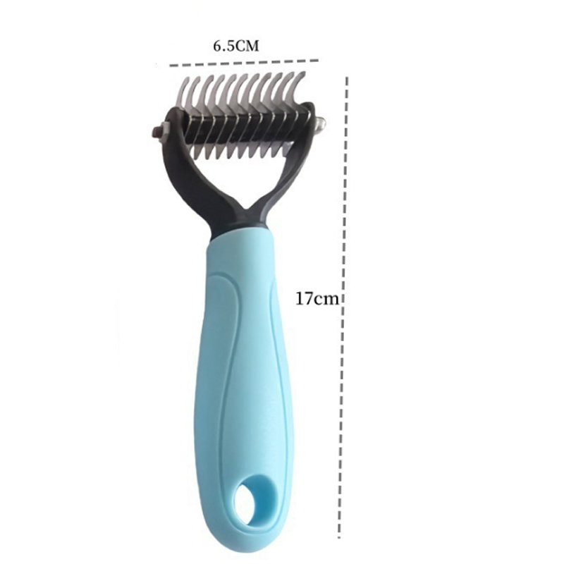 ⏰LAST DAY SALE: Only £6.99🔥Dual-Sided Pet Grooming Comb for Dogs & Cats