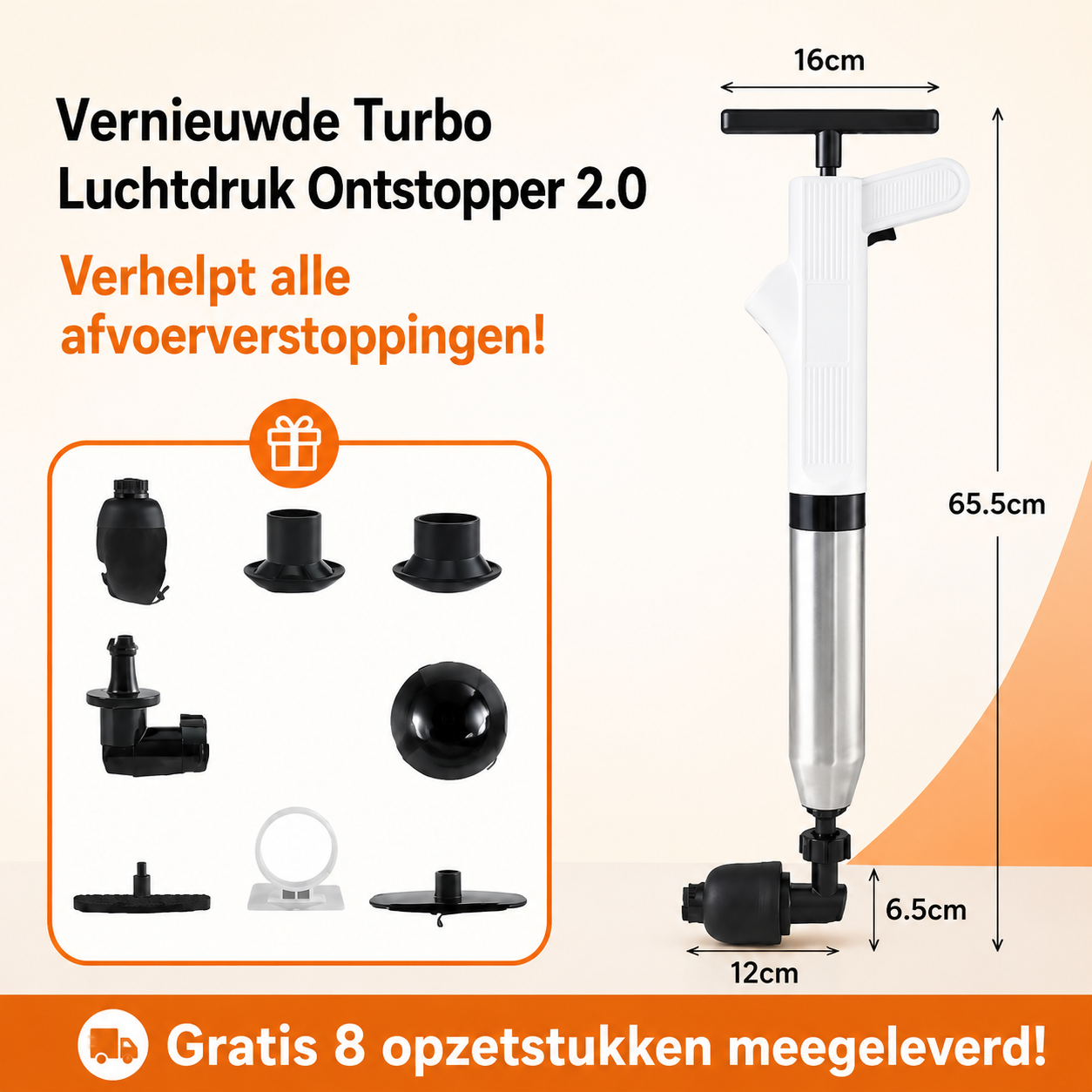 OntstopExpert™ | Verwijdert hardnekkige verstoppingen binnen enkele seconden